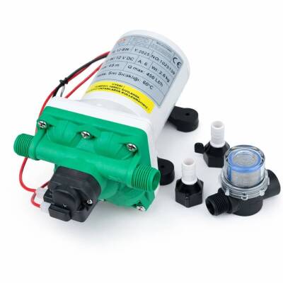 Troy TS 12-8 H Karavan, Tekne Hidroforu 12 Volt 7.5 lt/dk 65 psi 4.5 bar - 2