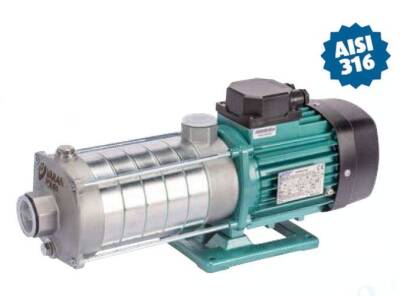 Varan CM8-40 Komple Paslanmaz Çok Kademeli Santrifüj Pompa AISI 316 - 3 HP 380 Volt - 2