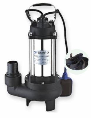 Water Sound V1100BF Kirli Su Aktarma, Vortex Fanlı Drenaj Dalgıç Pompa 14.5 mt. Yükseklik 20 m³/h - 1