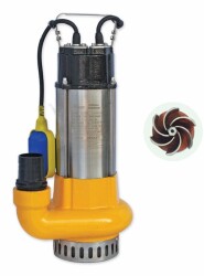 Water Sound V1100F Kirli Su Aktarma, Vortex Fanlı Drenaj Dalgıç Pompa 11 mt. Yükseklik 23 m³/h - Water Sound