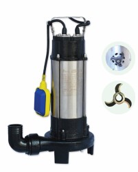 Water Sound V1300DF Bıçaklı Tip Kirli Su Aktarma, Vortex Fanlı Drenaj Dalgıç Pompa 11 mt. Yükseklik 18 m³/h - Water Sound