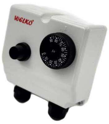 Welko Çiftli Kazan Termostatı 0-90°C - 1