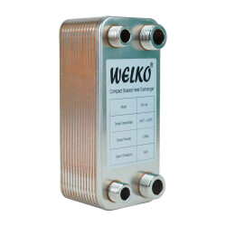 Welko EL30C-20 Kaynak Plakalı Isı Eşanjör Bağlantı 3/4 - 1/2 Kapasite 370 Lt/Saat - Welko