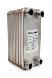 Welko EL50C-40 Kaynak Plakalı Isı Eşanjör Bağlantı 1 - 1 Kapasite 2195 Lt/Saat - Welko