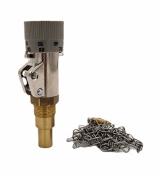 Welko Zincirli Kazan Termostatı, Mekanik Termostat 0-90 °C - 3