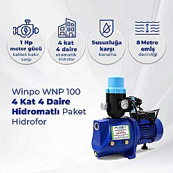 Winpo WNP 100 4 Kat 4 Daire Hidrofor, Hidromatlı Paket Hidrofor - Winpo (1)